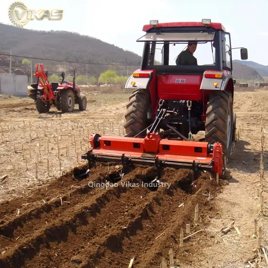 OEM 1250mm Farm Paddy Dry/Field Agricultural Gear Drive Cultivator Beater Plowing Tractor Mounted Pto Rotary Tiller Fraiseuse Rotative with CE