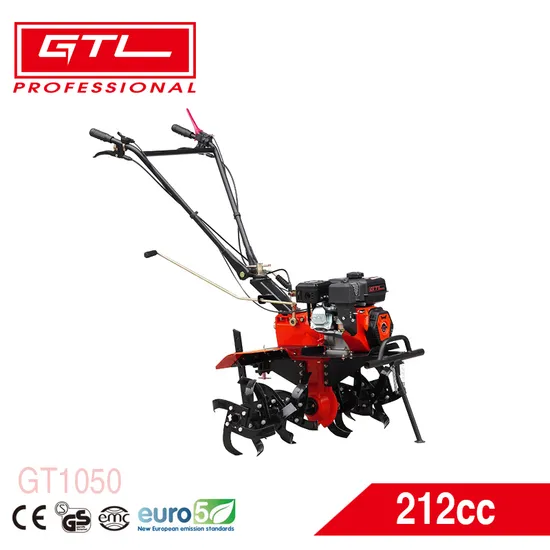 7HP Gasoline Rotary Tiller with Cast-Iron Gearbox for Farming (GT1050)