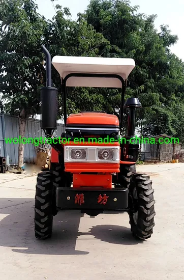Cheaper 4WD Farm Tractor with Single Cylinder Engine