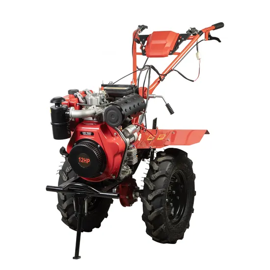 Electric Start Diesel Four-Wheel Drive Micro Tiller for Versatile Farming