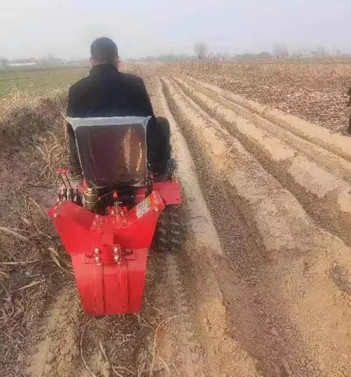 Farm Cultivator Rotary Tiller Agricultural Mini Crawler Tractor