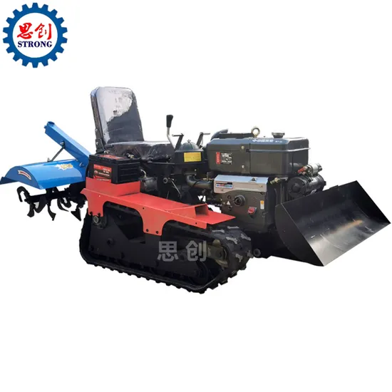 18HP Diesel Power Micro Cultivator for Bulldozing Tilling