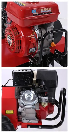 Agricultural 6.5HP 7.5HP 10HP Gasoline Diesel Mini Power Tiller with Blade for Nepal