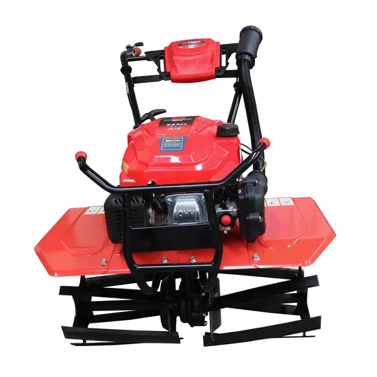 Small Hand Push Tiller Multi-Function Power Weeder Mini Tiller Cultivator