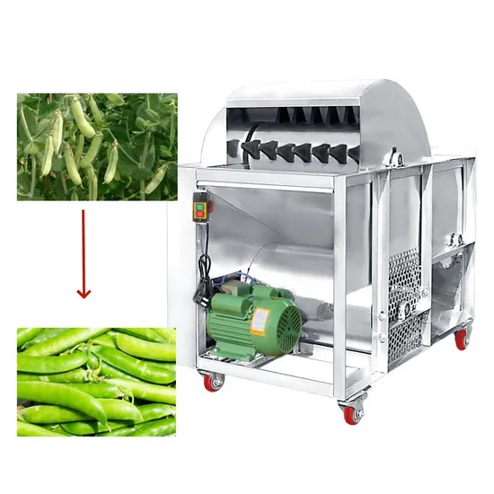 Green Bean Picking Machine Pigeon Peas Picker Machine Edamame Beans Picker Harvester