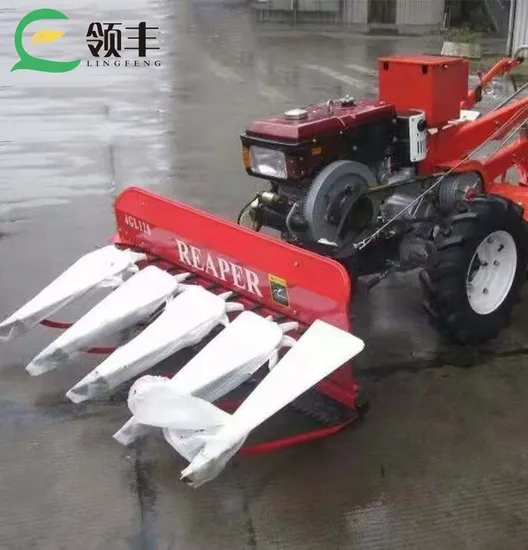 Multi-Functional Walking Tractor Self-Propelled Agricultural Hand Vertical Cutting Table Alfalfa Diesel Harvester Lawn Mower