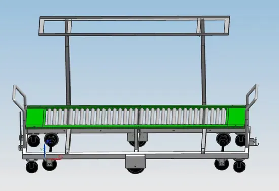 Wholesale Agriculture Greenhouse Picking Cart Harvest Trolley for Tomato