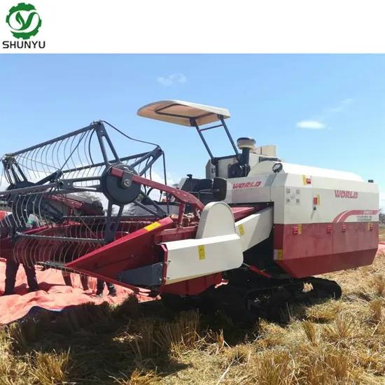 Harvesting Machine World 4lz-6.0p Combine Harvester for Sale