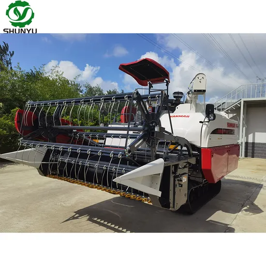 Farm Machine Rice Wheat Yanmar Aw85g Combine Harvester