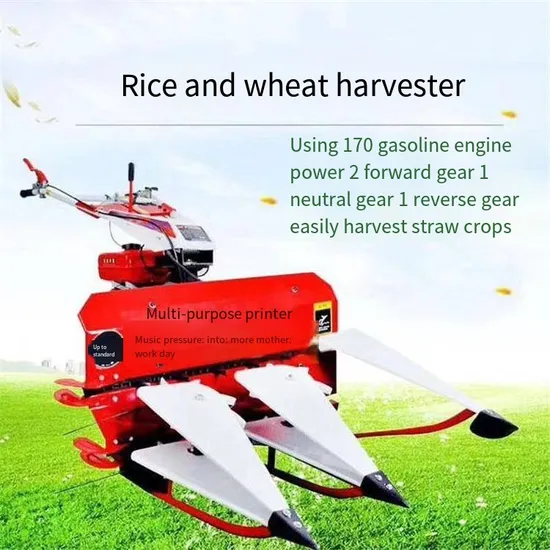 Gasoline Self-Propelled Planter Mung Bean and Sesame Ripening Harvest Planter