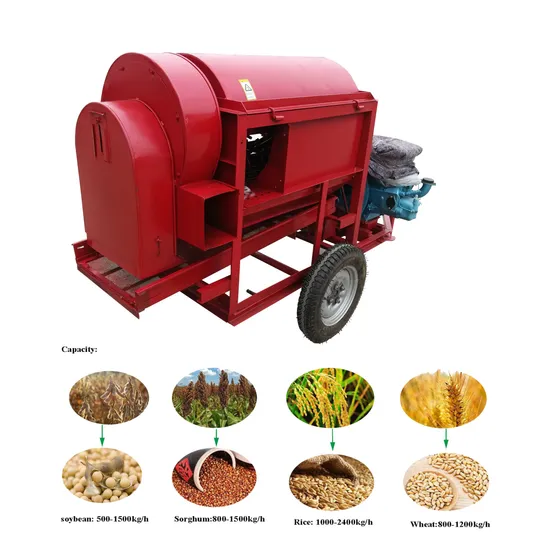 Automatic Grain Soybean Corn Wheat Rice Threshing Machine Factory Low Price