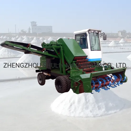 Tractor Electric Diesel Power Used Sea Salt Harvesting Machine