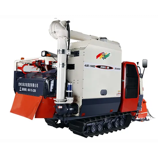 Easy to Use and Maintain Semi-Feed Combine Rice Wheat Grain Silage Compact Crawler Heavy Farm Harvester