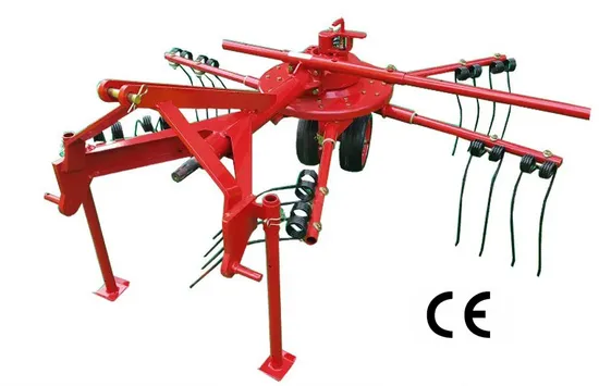 Tractor Mounted Pto Driven Hay Rotary Tedder Rake
