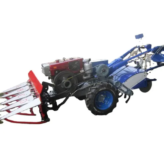 Walking Behind Power Tiller Mini Walking Tractor Mini Wheat Rice Reaper Price