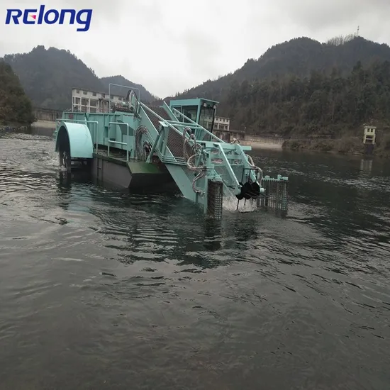 High Efficiency&Speed Aquatic Weed Harvester
