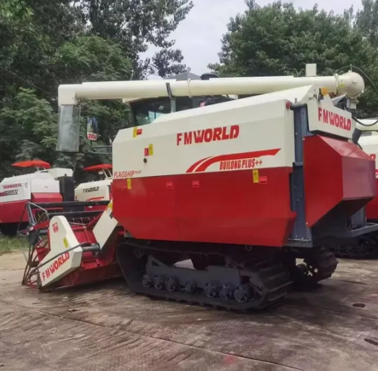 Low Price Selling Brand New 102HP Fmworld Ruilong Plus++ Rice Combine Harvester