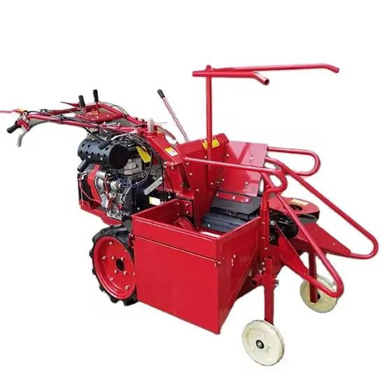 Mini Corn Harvester Machine Combine Tractor Maize Harvesting Machine