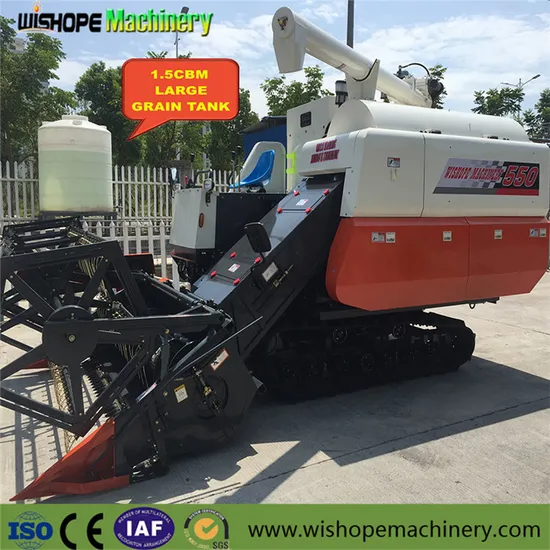 4lz-4.5z Grain Combine Harvester with 78kw Engine Power