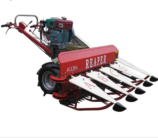 Walking Self-Propelled Diesel Paddy Wheat Rice Harvester Reaper 4gl-120A 150A
