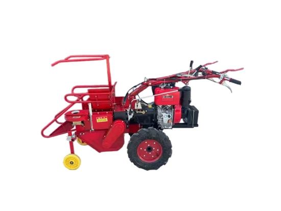 High Quality Walking Tractor Sweet Corn Harvester Maize Picker Harvesting Machine