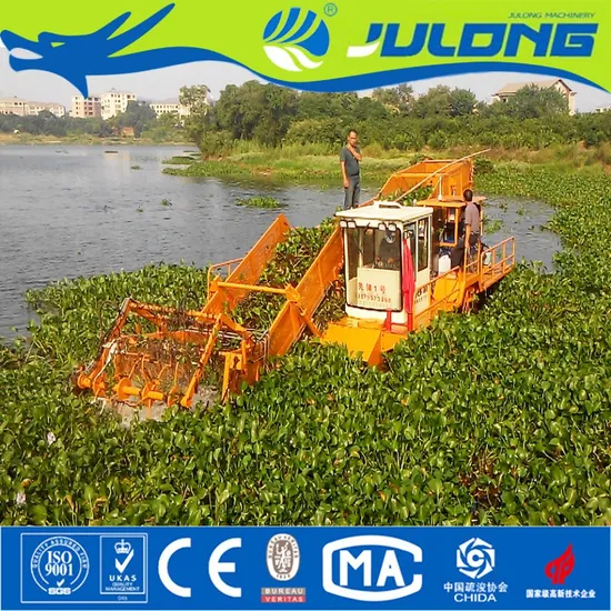 Lake Weed Cleaning Machine Aquatic Water Hyacinth Harvester