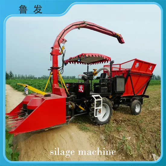 High Efficiency Green Forage Harvester Naiper Corn Forage Silage Harvester Farm Straw Chopper Grass Forage Harvester Green Feed Corn Silage Harvester