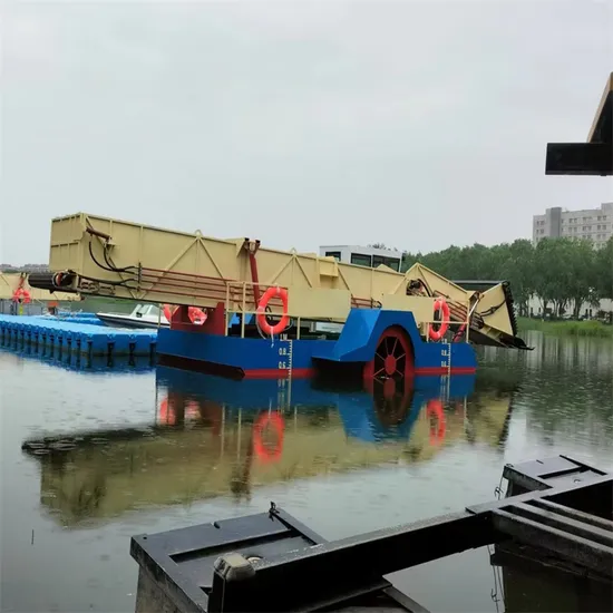 River Cleaning Aquatic Weed Water Hyacinth Harvester with Good Quality