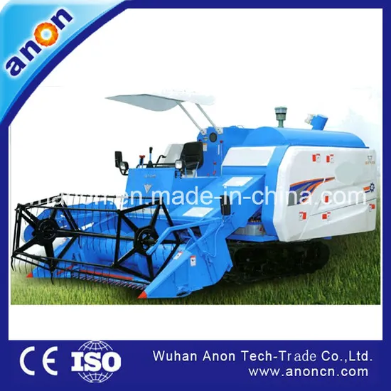 Anon Factory High Productivity Tracked Rice/Wheat/Corn Combine Harvester