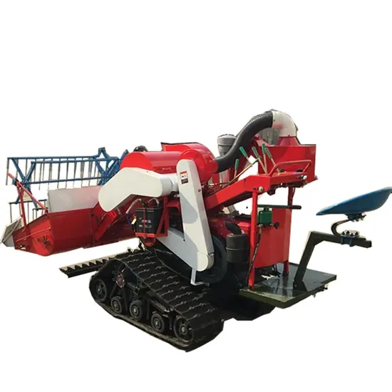 Hot Sale New Arrival Tracked Mini Paddy Wheat Combine Harvester