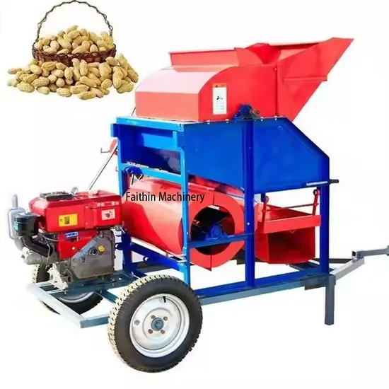 Automatic Dry Wet Dual Purpose Groundnut Harvester Thresher Peanut Harvesting Picker Machine for Sale