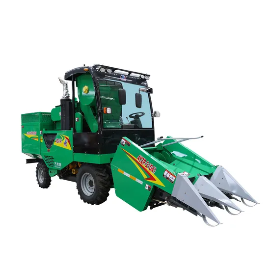 75HP Self-Propelled Corn Maize Harvester Farm Machine for Agricultural Machinery Combine Harvester with 2rows