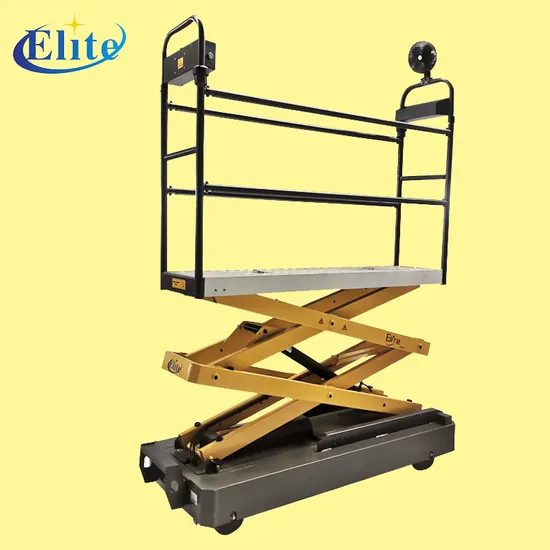 Harvesting Machine Greenhouse Lift Cart for Pipe Rail Transport