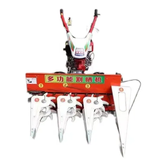 Farm Rice Harvester Diesel Electric Start Cutting Machine
