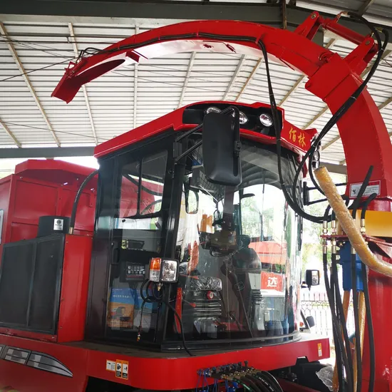 China Factory Yn Qsz 2400 Silage Corn Combine Harvester
