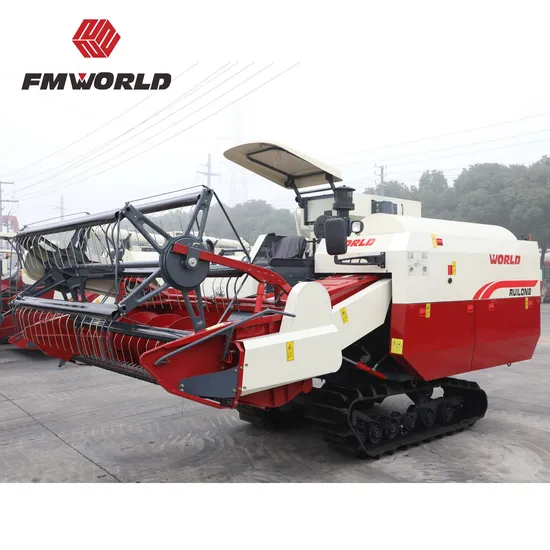 Fmworld Ruilong Plus Wheat Small Grain Tank Agricultural Farm Combine Harvester
