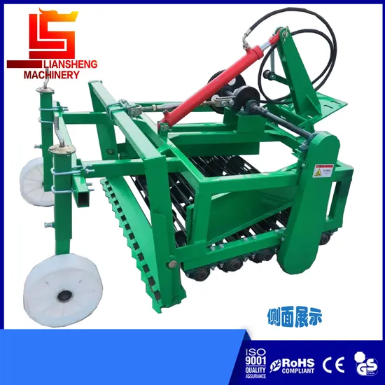 Made in China Three Point Suspension Garlic Harvester Four Wheel Tractor Supporting Hydraulic Rod Garlic Harvester