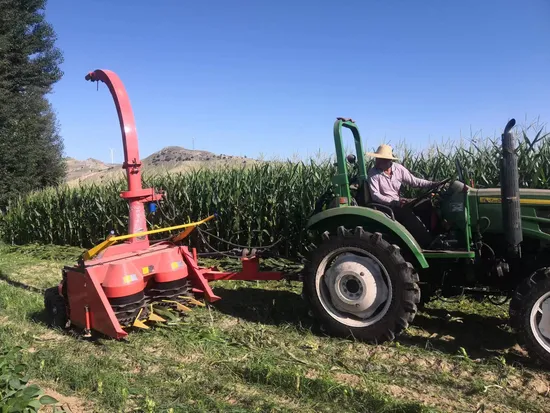 Forage Harvester Silage Grass Cutting Harvester Corn Silage Harvesting