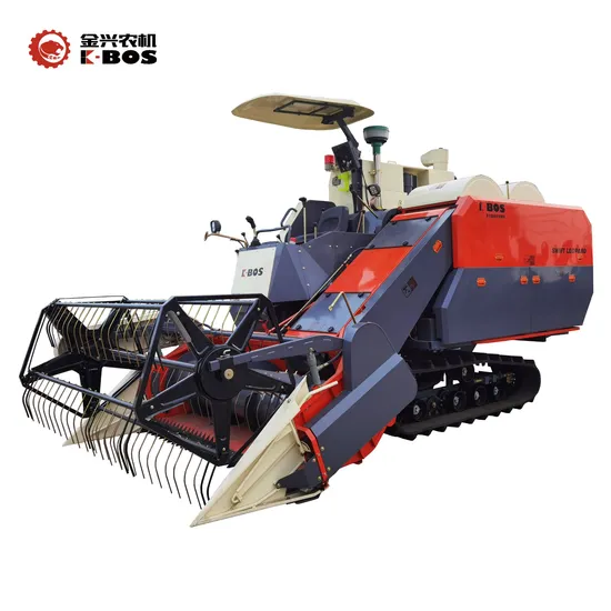 4lz-3.0 Full Feed Rice Wheat Big Tank Combine Harvester