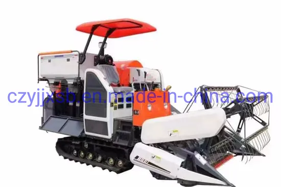 Manual Tank World Wheat Rice Combine Harvester for Sale Indonesia