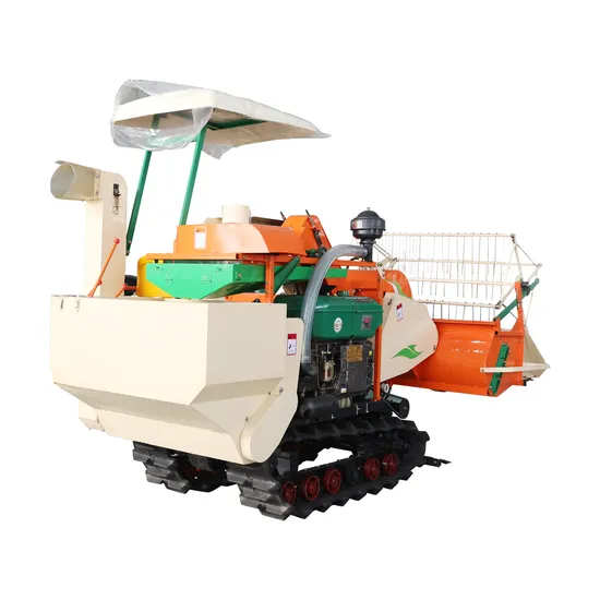 High-Quality Small Grain Tank Rice Combine Harvester Machine for Farm for Sale