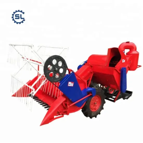 Mini Combine Harvester for Rice Wheat Agriculture Machinery