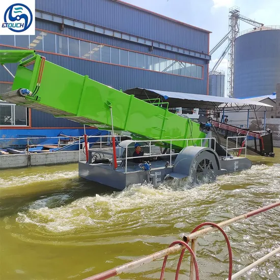 Automatic Single Cabins Aquatic Weed Harvester