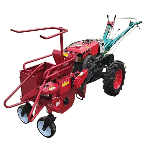 Agricultural Walking Tractor Small Combine Corn Harvester Corn Picking Harvesting Machine