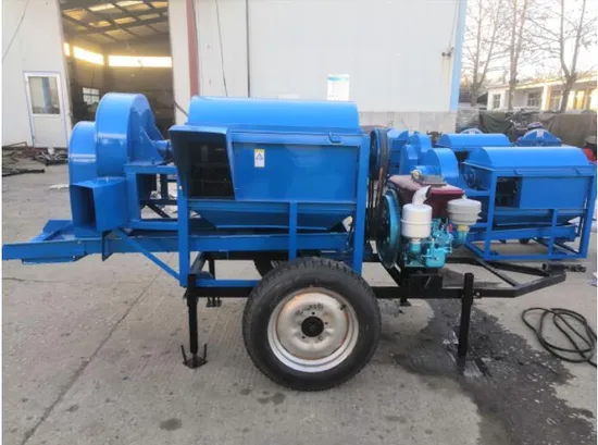 Electric Diesel Engine Powered Multi-Function Paddy Rice Wheat Thresher Soybean Sorghum Threshing Machine