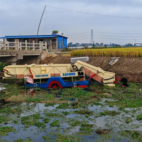 Customized High Efficiency Lake River Cleaning Boat Automatic Mowing Boat