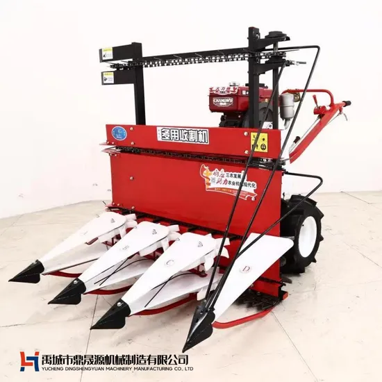 Belt Output Mounted Harvester for Wheat and Grain Harvesting