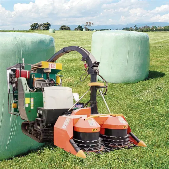 High Speed Sweet Corn Harvester Corn Silage Baler Series Pto Round Pick-up Packer Tractor-Pulled Straw Picking Baling Machine Corn Stalk Picking Crushing Baler