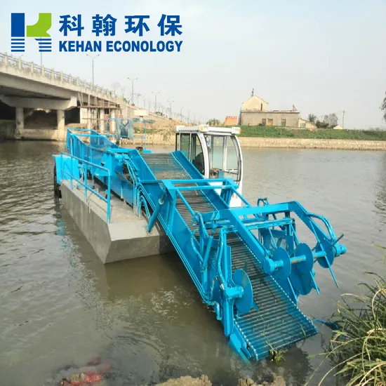 Low Price Floating Weed Harvester for Water Hyacinth