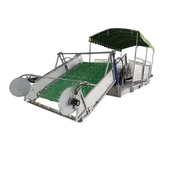 Automatic Water Plants Skimmer Reed Cattail Water Hyacinth Harvester River Lake Cleaner Machine